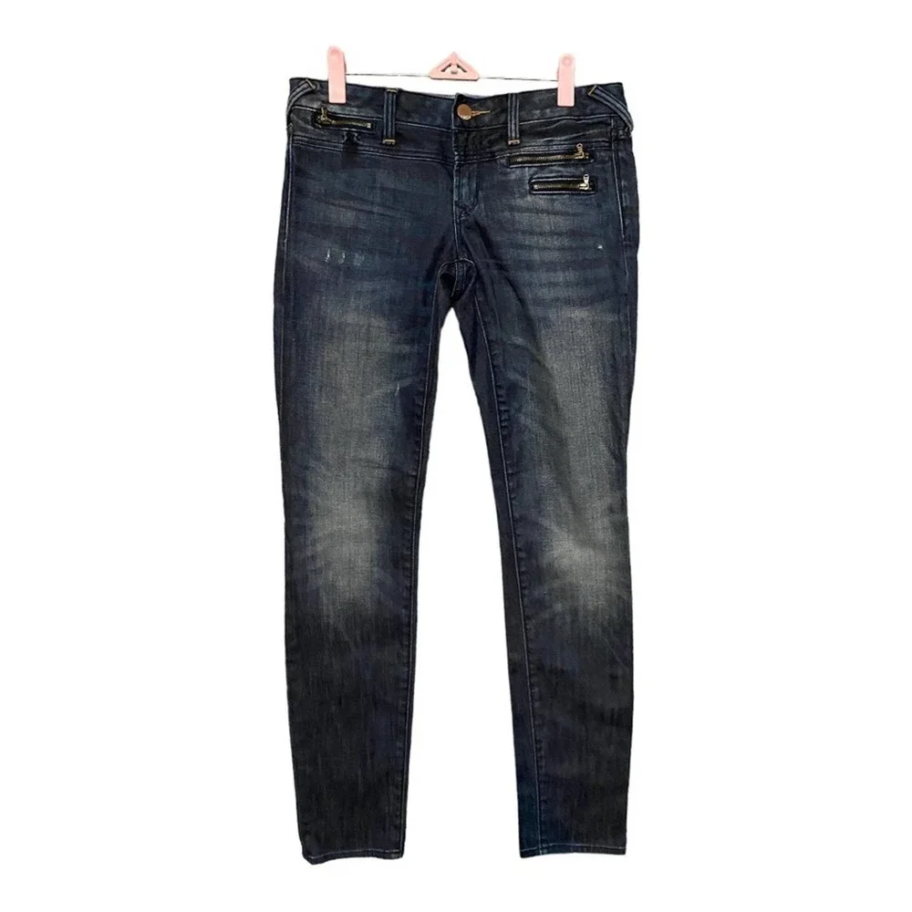 Gap 1969 Jeans Womens Size 26/2A Always Skinny Low Rise Original Fit Dark Denim